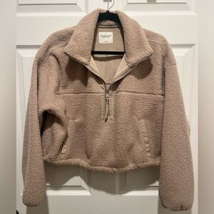 Abercrombie Cinched Sherpa Half-Zip